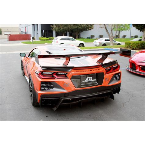 APR Performance Carbon Fiber GTC 500 74 Adjustable Wing For C8