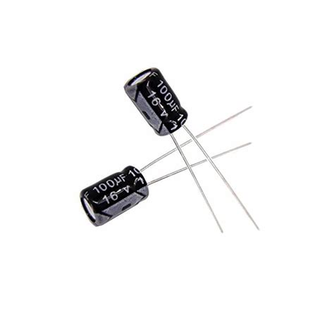 16v 100uf Electrolytic Capacitor Pack Of 20 Phipps Electronics