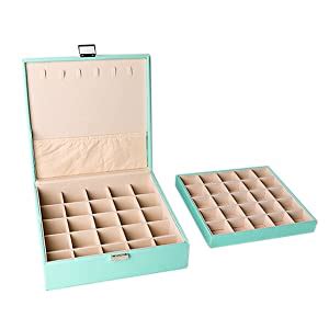 Amazon Frebeauty Earring Organizer Classic Jewelry Box 50 Slots