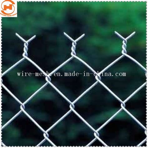 Galvanized PVC Coated Wire Mesh Fence Chain Link Fence China Chain