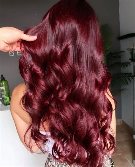 Pin By Camila Calle On Peinados Wine Hair Color Magenta Hair Wine Hair