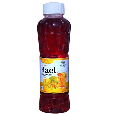 Natraj The Right Choice Bael Sharbat 750 Ml Natraj Foods