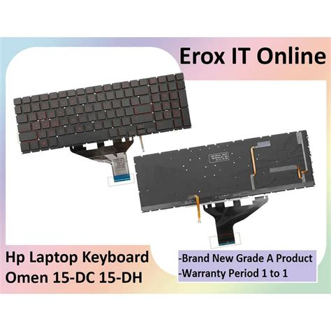 Laptop Keyboard Keypad For Hp Omen Dh Dc Tpn C Q C Dc