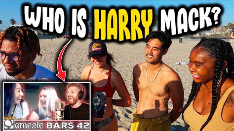 Strangers First Time Reacting To Harry Mack Harry Mack Omegle Bars 42