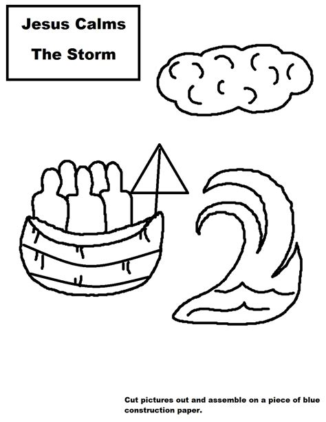 Jesus Calms The Storm Sunday School Lesson