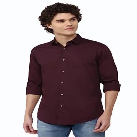 Formal Plain Mens Polyester Shirt Full Sleeves At Rs 699 Piece In Chennai