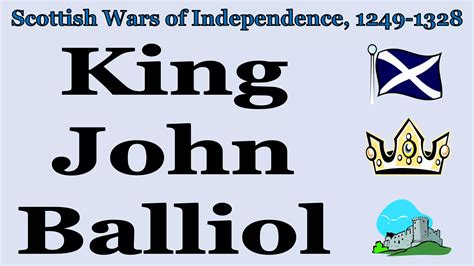 Scottish Wars Of Independence King John Balliol Ppt Free Download