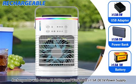 Portable Air Conditioners Rechargeable Air Conditioner Fan