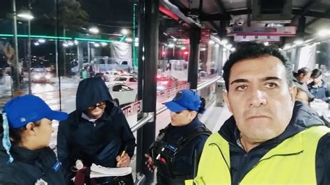 Metrob S Cdmx On Twitter Esta Noche Elementos De La Polic Aauxiliar