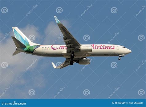 Caribbean Airlines Boeing 737 800 Editorial Stock Image Image Of