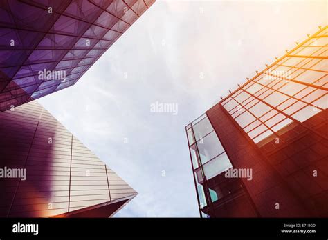 Ireland, Dublin, Group of buildings, Modern Architecture Stock Photo ...