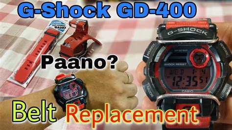 Paano Mag Palit Ng Belt O Strap Ng G Shock Gd Casio Youtube