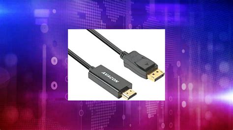 Displayport To Hdmi 6 Feet Gold Plated Cable Avacon Display Port To