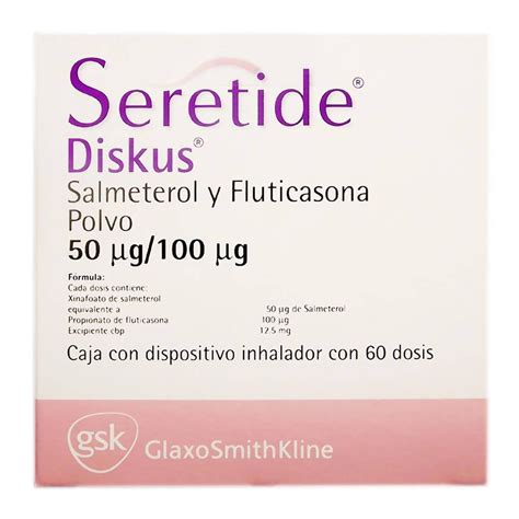 Seretide Diskus 50 Mcg 100 Mcg Polvo Dispositivo Inhalador Con 60