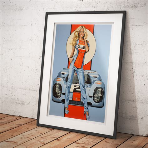 Gulf Racing Porsche 917 & Glamour Model — Lazenby Visuals