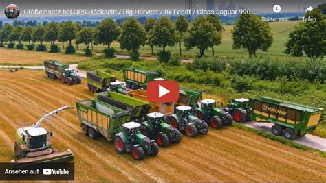 Gps Ernte 2021 Lohnunternehmen Jumpers Mit Claas Jaguar 990 Und Jaguar