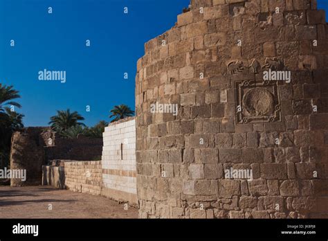 Jordan Aqaba Aqaba Fort Detail Stock Photo Alamy