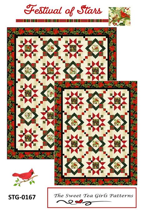 Festival Of Stars Quilt Pattern Star Quilt Patterns Patchwork Quilt