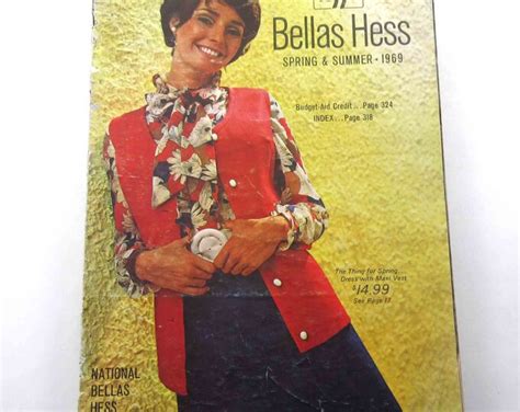 Vintage 1960s National Bellas Hess Catalog Spring Summer 1969 Etsy