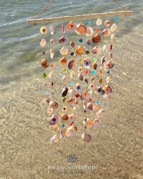 The Apalaki Seashell Suncatcher Wind Chime Shell Crafts Diy Diy Wind