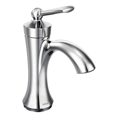 Moen Wynford Chrome 1 Handle Single Hole 4 In Centerset Watersense