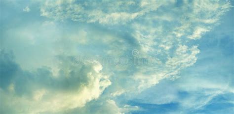 Bright Blue Skies with Clouds Stock Image - Image of clear, summer ...