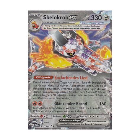 Skelokrok ex 137 182 Paradoxrift Pokemon Karte günstig kaufen