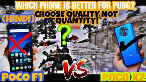 POCO X2 VS POCO F1 PUBG MOBILE GAMING COMPARISON WHICH ONE IS BETTER