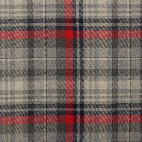 Tecido Tartan Escoc S Xadrez Bege Vermelho Fatima Cadima