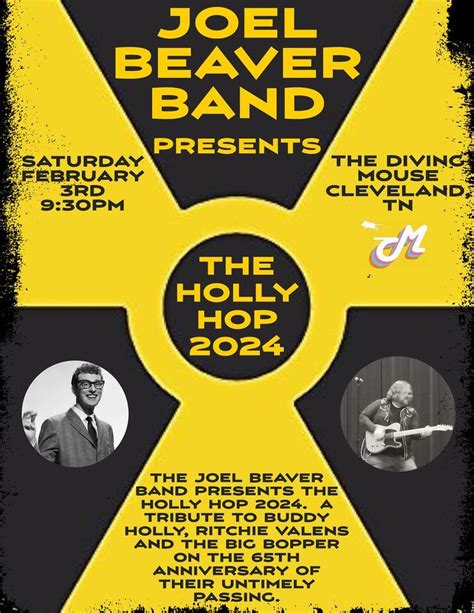 Joel Beaver Band Presents The Holly Hopbuddy Holly Tribute The