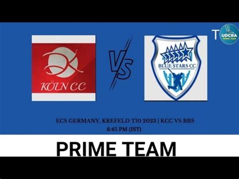 KCC VS BBS Fantasy Dream11 Prediction KCC VS BBS ECI T10 KREFELD 2023