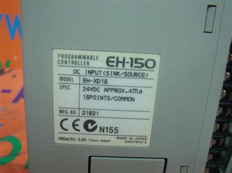 Hitachi Programmable Controller Dc Input Eh Xd Plc Dcs Servo