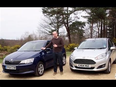 Ford Fiesta Vs Skoda Fabia Telegraph Cars Youtube