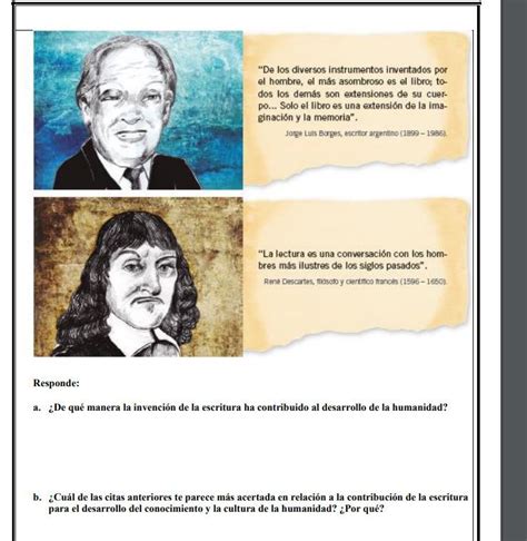 AYUDA PORFAVOR De qué manera la invención de la escritura ha