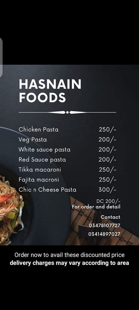 hasnain foods karachi