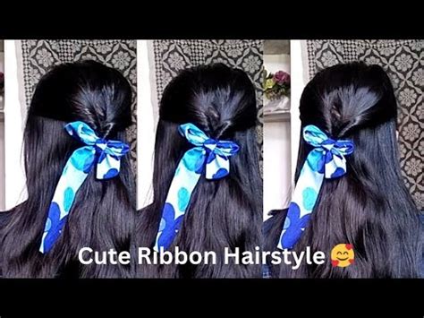 Cute Ribbon Hairstyle YouTube