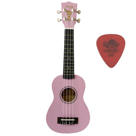 Ukulele Rosa Seven Soprano Suk Pi Shopee Brasil