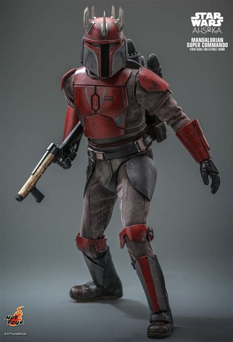 Mandalorian Super Commando Aus Der Tv Serie Star Wars Ahsoka Von Hot Toys Tms