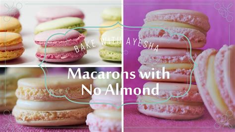 Macarons Without Almond Flour Recipe No Almond Youtube