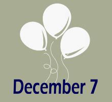 December 7 Birthdays