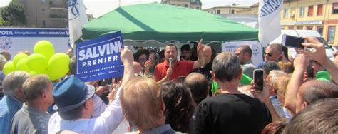 Elezioni Comunali Matteo Salvini Al Mercato Di Lissone Il