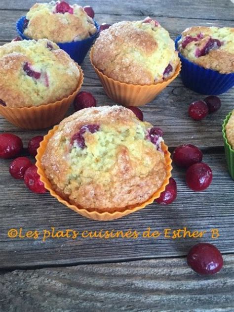 Muffins Aux Canneberges Et L Orange De Esther B Passion Recettes