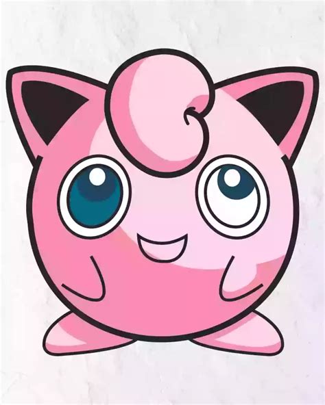 How To Draw Jiggly Puff In Simple And Easy Step By Step Guide