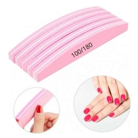 Lima Sponge Buffer 100 180 Dd2 Uñas Esculpidas Manicuria Lun