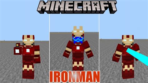 New Ironman Addon Mod In Minecraft Pe Bedrock For Android Pc Download Addon Here Youtube