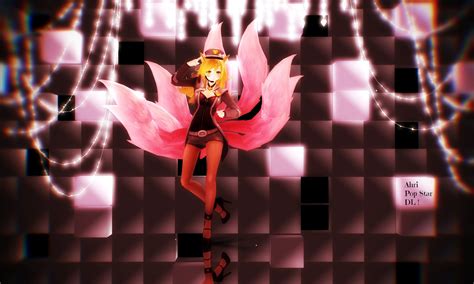 Mmdxlol Ahri Pop Star Dl By Uloids On Deviantart