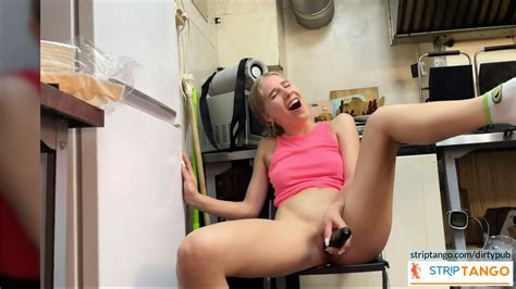 Beautiful College Student Licks Hot Beautiful Woman During Their Work In A Fast Food