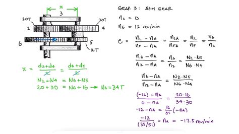 Planetary Gears Reverted Planetary Train Example Youtube