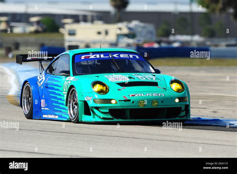 Mar 16 2011 Sebring Florida U S 017 Team Falken Tire Porsche