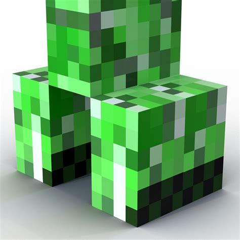 D Minecraft Creeper